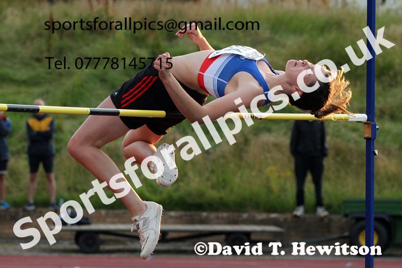 High jump, 2021 North East Grand Prix 6, Monkton, Wednesday, August 4th. Photo: David T. Hewitson/Sports for All Pics